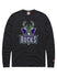 Homage HWC '93 Charcoal Milwaukee Bucks Long Sleeve T-Shirt In Grey - Front View