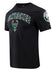 Pro Standard Classic Bristle Black Milwaukee Bucks T-Shirt in Black - Front/Side View