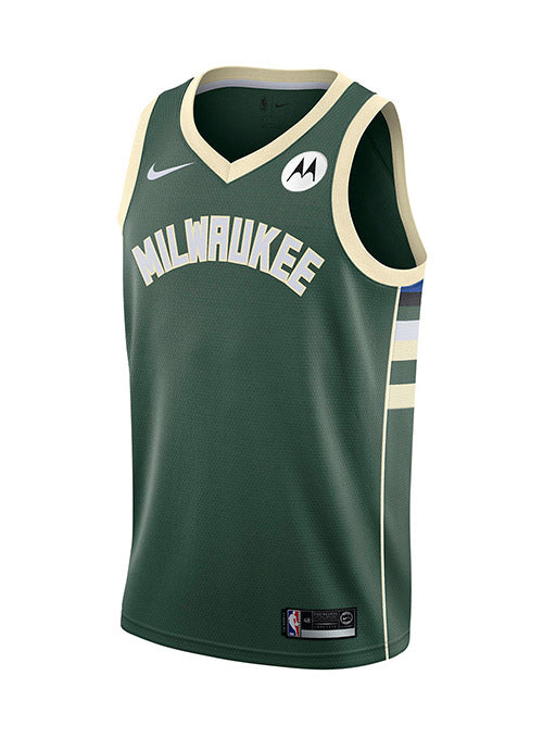 Nike Custom Association Milwaukee Bucks Swingman Jersey / Small