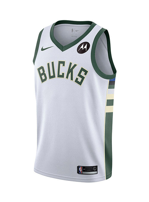 Milwaukee Bucks #11 Brook Lopez 2021 NBA Finals White Association Edition  Stitched NBA Jersey