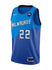 Nike Khris Middleton 20-21 City Milwaukee Bucks Swingman Jersey In Blue - Front View
