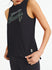 Women's DKNY Marcy Milwaukee Bucks Tank In Black - Shirt On Model