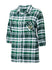 Women's Concepts Sport Mainstay Flannel Milwaukee Bucks Nightshirt In Green - Front View