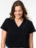 Women's Lusso Lucy Stars & Stitches Milwaukee Bucks T-Shirt In Black - Shirt On Model
