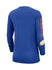 Women's Nike 2022-23 City Edition Courtside Long-Sleeve Royal Milwaukee Bucks T-Shirt In Blue, Cream & Orange - Back View