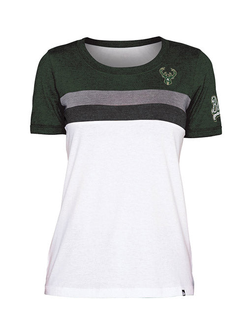 New Era Striped Jersey White T-Shirt