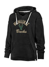 Women's '47 Brand Kennedy Wrapped Up Milwaukee Bucks Hooded Sweatshirt