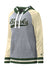 Women's Starter Screen Pass Milwaukee Bucks Hooded Sweatshirt In Grey & Cream - Front View