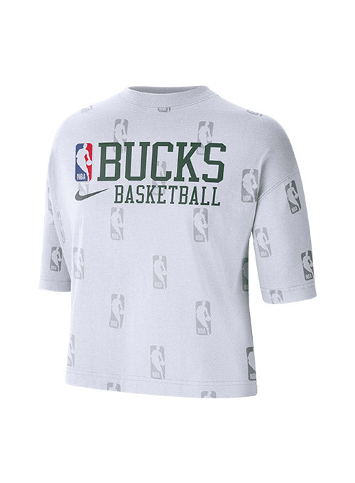 Milwaukee Bucks Basket White T-Shirt