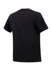 Women's Pro Standard Triple Black Slim Milwaukee Bucks T-Shirt In Black - Back View