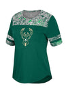 Women's Love Fern Icon Milwaukee Bucks T-Shirt