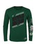 Youth Outerstuff Downforce Defense Milwaukee Bucks Long Sleeve T-Shirt In Green - Front View