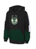 Youth Outerstuff In Your Element Milwaukee Bucks Hooded Sweatshirt In Black & Green - Front View