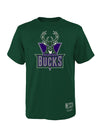 Youth Mitchell & Ness HWC '93 Retro Reboot Milwaukee Bucks T-Shirt
