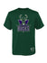 Youth Mitchell & Ness HWC '93 Retro Reboot Milwaukee Bucks T-Shirt In Green - Front View