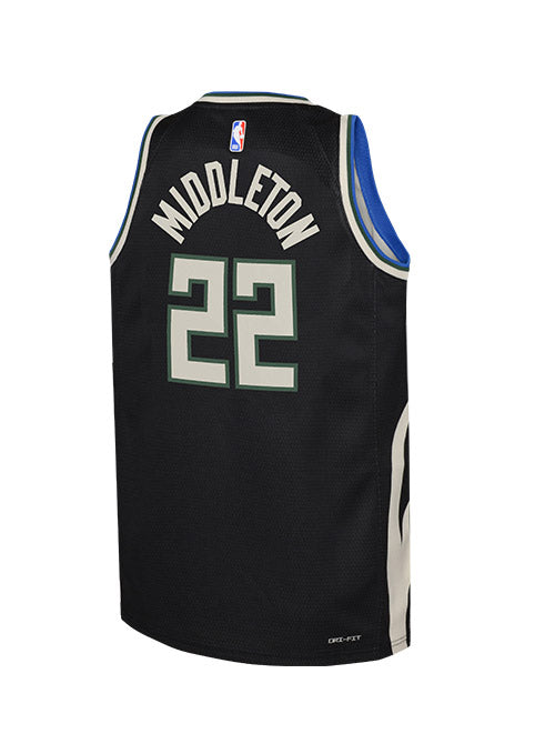 Giannis Antetokounmpo Milwaukee Bucks Jordan Brand Swingman Player Jersey -  Statement Edition - Black