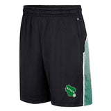 Youth Max State Milwaukee Bucks Shorts In Black & Green - Front View