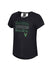 Youth Girls Katy Strappy Milwaukee Bucks T-Shirt In Black - Front View