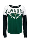 Youth Girl's Outerstuff Working For It Milwaukee Bucks Long Sleeve T-Shirt
