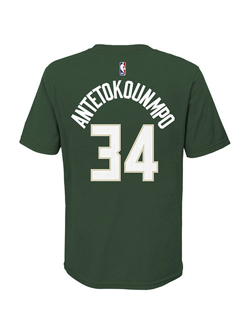 Outerstuff NBA Giannis Antetokounmpo Green Name & Number Toddler T-Shirt  (IR)