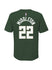 Juvenile Nike Icon Khris Middleton Milwaukee Bucks T-Shirt In Green - Back View