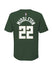Juvenile Icon Khris Middleton Milwaukee Bucks T-Shirt In Green - Back View