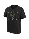 Juvenile Nike ESS ATC Logo 2 Milwaukee Bucks T-Shirt