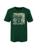 Juvenile Outerstuff Divide Milwaukee Bucks T-Shirt In Green - Front View