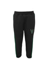 Toddler Outerstuff Miracle Milwaukee Bucks Jacket & Pant Set In Green & Black - Pants Front View