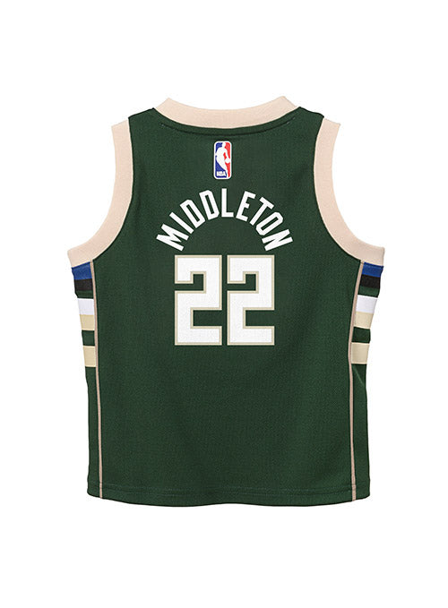 Milwaukee Bucks 'Cream City' Middleton #22 Nike Shirt - Adult  Mens Small