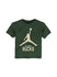 Toddler Jordan Essential Milwaukee Bucks T-Shirt In Green - Front View