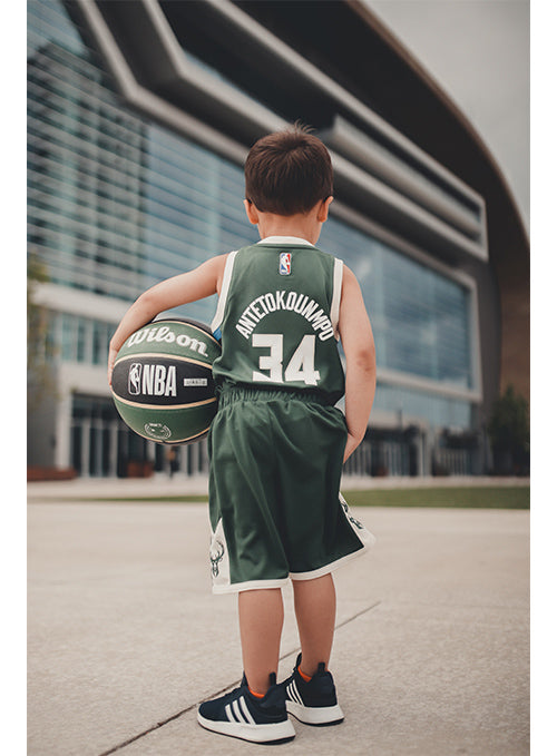 Toddler Nike Giannis Icon Milwaukee Bucks Swingman Jersey