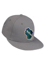New Era 59Fifty Gray State Milwaukee Bucks Fitted Cap In Grey - Angled Right Side View
