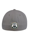 New Era 59Fifty Gray State Milwaukee Bucks Fitted Cap In Grey - Back View