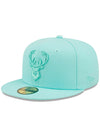 New Era 59Fifty Color Pack Blue Milwaukee Bucks Fitted Cap