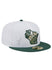 New Era Fitted 59Fifty Gameday State WHT/GRN Milwaukee Bucks Hat In White & Green - Angled Right Side View