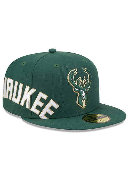 stout De andere dag Viva New Era 59Fifty Arch Green Milwaukee Bucks Fitted Hat | Bucks Pro Shop