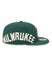 New Era  59Fifty Arch Green Milwaukee Bucks Fitted Hat - Right Side View