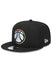 New Era 9Fifty Color Pack Black Milwaukee Bucks Snapback Hat - Angled Left Side View