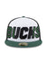 New Era 59Fifty Back Half 23 Milwaukee Bucks Fitted Hat In Green, White & Black - Front View