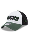 New Era 9Twenty Back Half 23 Milwaukee Bucks Adjustable Hat