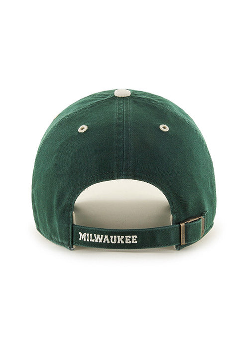 '47 Brand CU Ice Green Milwaukee Bucks Adjustable Hat - Back View