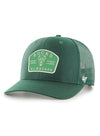 47 Brand Trophy Green Milwaukee Bucks Flex Fit Hat In Green - Angled Left Side View