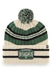 '47 Brand Hone Patch Cuff Pom Milwaukee Bucks Knit Hat In Cream & Green - Front View