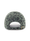 Women's 47 Brand Bagheera Clean Up Black Green Milwaukee Bucks Adjustable Hat - Back View