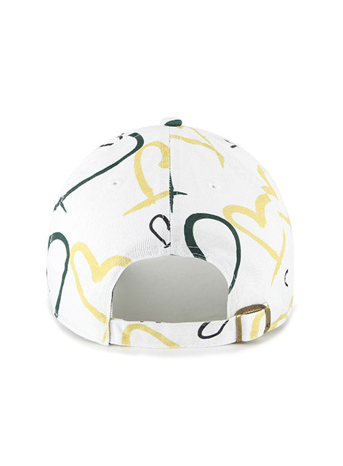 Youth 47 Brand Clean Up Adore White Milwaukee Bucks Adjustable Hat - Back View