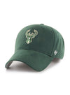 Youth '47 Brand MVP Basic Icon Green Milwaukee Bucks Adjustable Hat