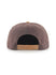 '47 Brand Captain Two-Tone Camel Milwaukee Bucks Snapback Hat In Brown - Back View