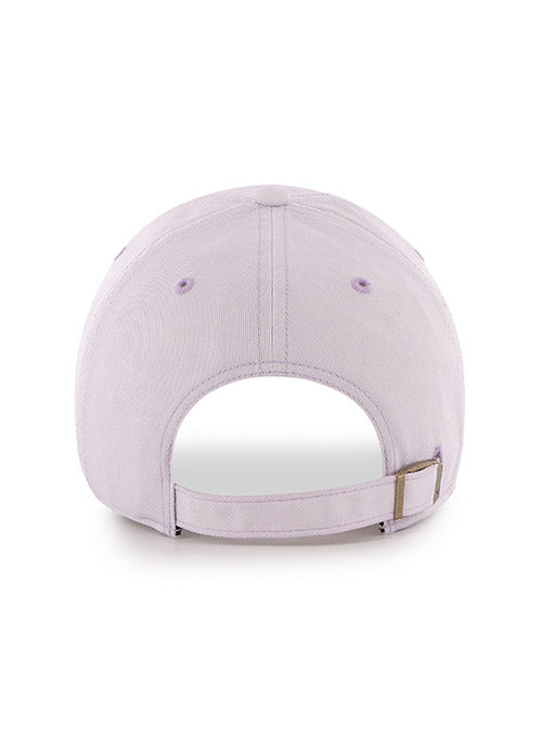 Women's '47 Brand Clean Up Haze Purple Milwaukee Bucks Adjustable Hat - Back View