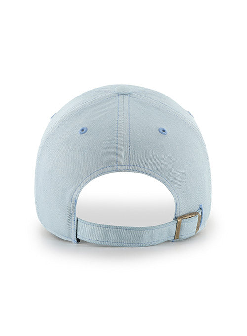 Women's '47 Brand Clean Up Haze Blue Milwaukee Bucks Adjustable Hat - Back View